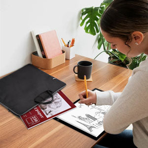 Waterproof Protective Case for A3 Light Pad Diamond Painting, IMAGE A3 Ultra-Thin Portable Light Pad Case, Travel Storage Case Pouch Cover with Pockets Carry