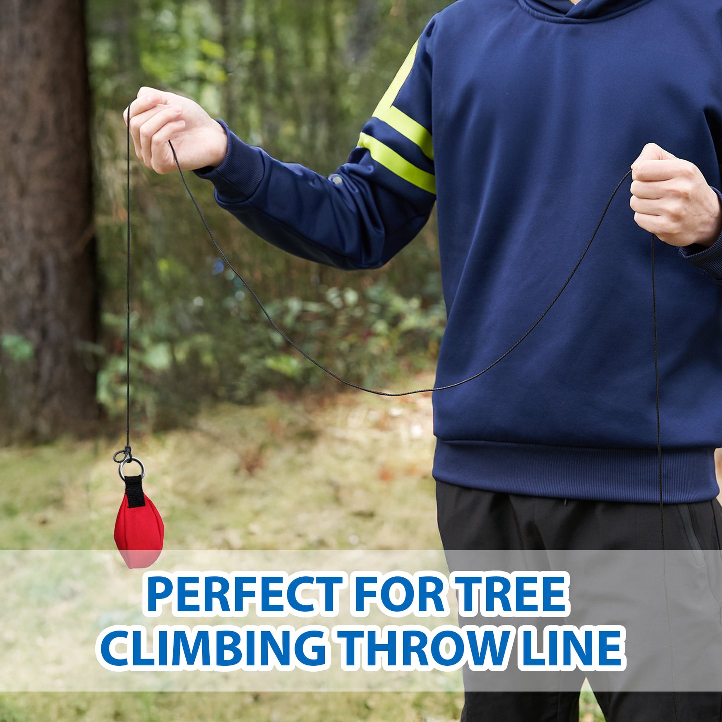 IMAGE Kevlar Cord196ft UHMWPE Braided Throw Line Nylon Cord 1.8mm, 660LB High Strength, Low Stretch, Spliceable Arborist Rope for Tree Work, Hammock, Tarp, Tent, Camping