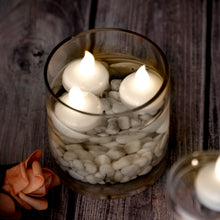 Load image into Gallery viewer, Floating Candles, IMAGE Flameless Floating LED Tea Lights 12 Pack Waterproof Tealight Candles for Wedding Party Spa Home Indoor Outdoor Decor-Warm White
