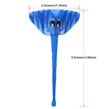 Load image into Gallery viewer, IMAGE 3D Kite Large Blue Elephant Breeze Beach Kites with Huge Frameless Soft Parafoil Giant, Great for Outdoor Games and Activities and Great Gift for Kids
