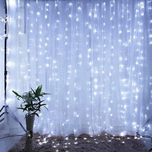 Load image into Gallery viewer, Curtain Lights 9.8x6.6 Feet 224 LED String Lights Fairy String Lights for Wedding Party Home Garden Indoor Outdoor Wall Backdrops Decorations Waterproof UL Safety Standard
