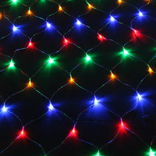 Load image into Gallery viewer, 300 LED Warm white | RGB Multi-color | White 4.5M * 1.5M (14.8FT * 5FT) Net Mesh Fairy String Light 8 Modes flashing with memory function Lighting for Wedding &amp; Party Backdrops Tree-wrap Waterproof &amp; UL Safety Standard
