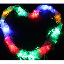 Load image into Gallery viewer, 300 LED Warm white | RGB Multi-color | White 4.5M * 1.5M (14.8FT * 5FT) Net Mesh Fairy String Light 8 Modes flashing with memory function Lighting for Wedding &amp; Party Backdrops Tree-wrap Waterproof &amp; UL Safety Standard
