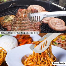 Load image into Gallery viewer, IMAGE BBQ Grill Tool Set, 14 PIECES Large Heavy Duty Stainless Steel Grilling Accessories, Durable In Use Grilling Kit for Cooking, Backyard Barbecue,Outdoor Camping
