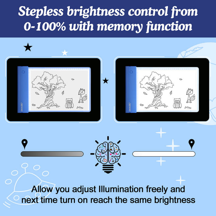 IMAGE Light Up Tracing Pad Drawing Tablet Coloring Board for Kids Chil ...