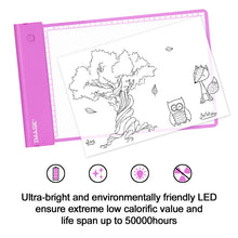 Load image into Gallery viewer, IMAGE Light Up Tracing Pad Drawing Tablet Coloring Board for Kids Children Toy Gift for Boys Girls Ages 6~10 (Includes 10 Traceable Sheets)
