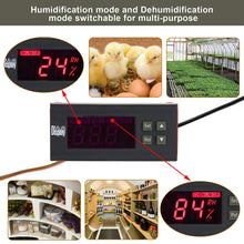 Load image into Gallery viewer, IMAGE 110V Digital Air Humidity Control Controller WH8040 Range 1%~99% RH HM-40 Type
